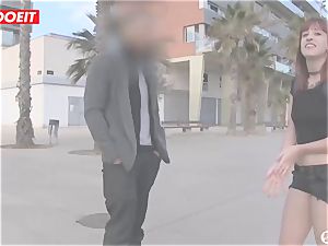 fortunate fellow gets picked up on the street to pummel pornographic star